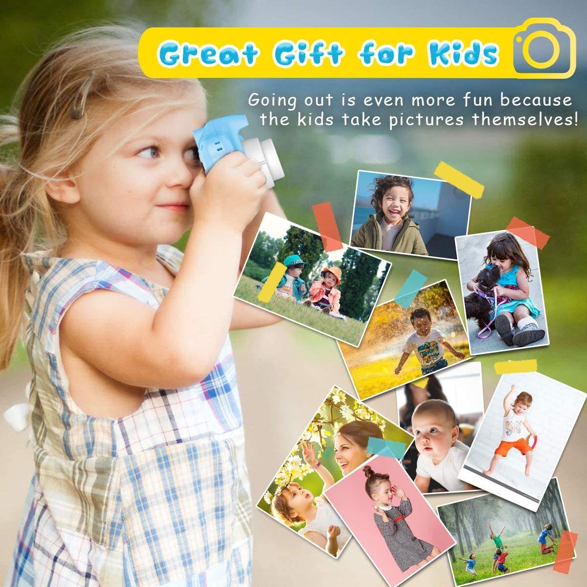 BubbyGo~Kids Mini HD Screen Camera